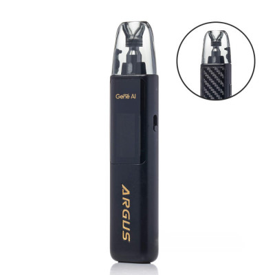 Voopoo Argus G2 Pod Kit 1000 Carbon Fiber (Чорний карбон, з картриджем) Багаторазовий POD